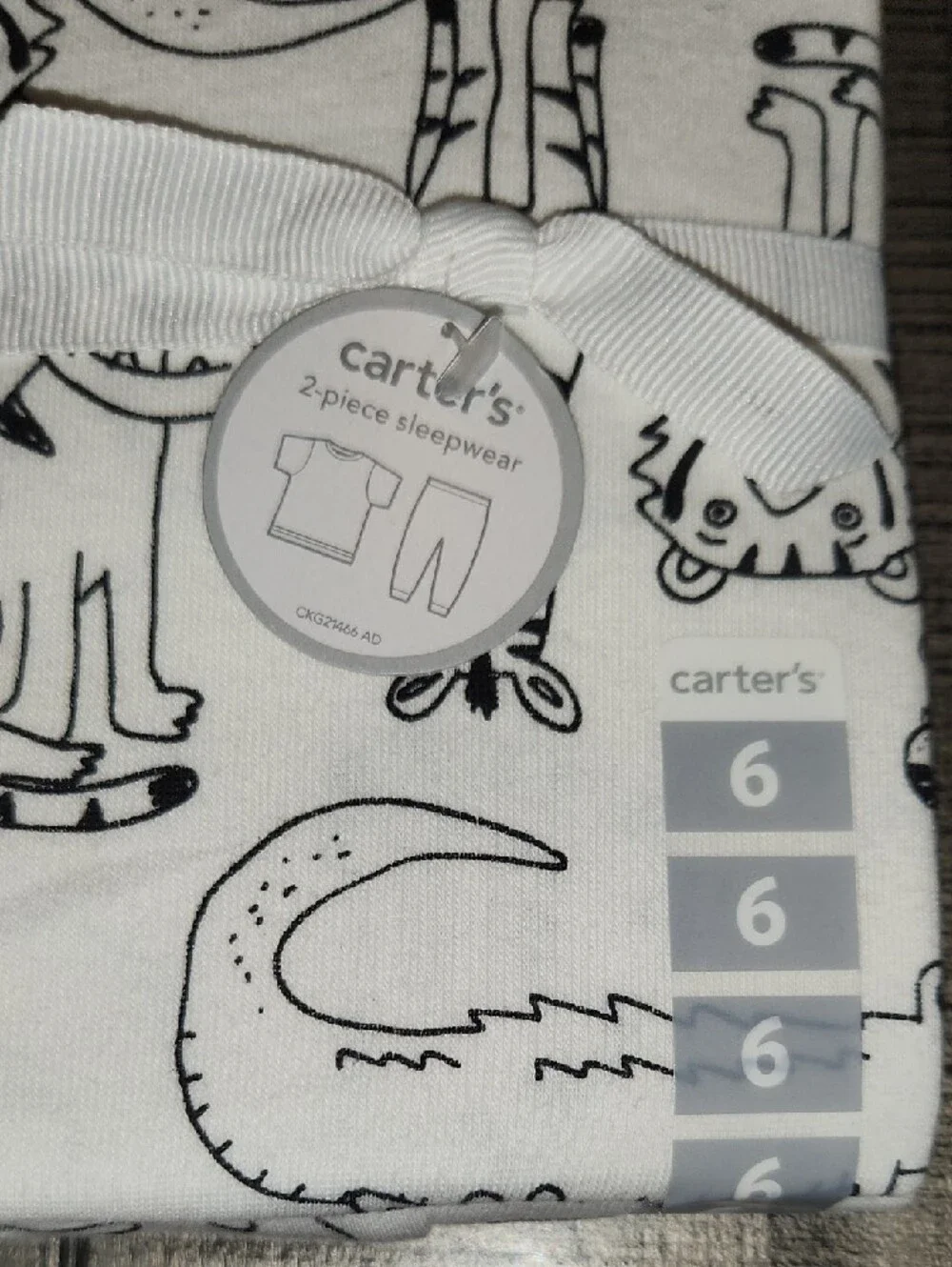 NWT Carter's Zoo Animal Set